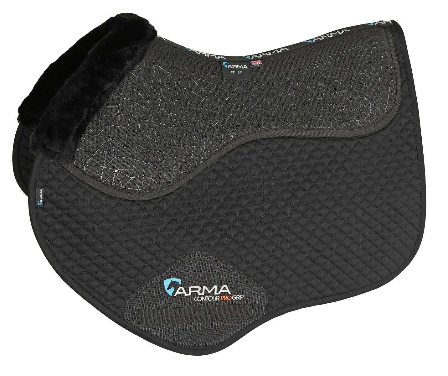 Picture of Shires Arma Fusion Jump Saddlecloth | Silicon Grip | 17"/18" Size | 5 Colours