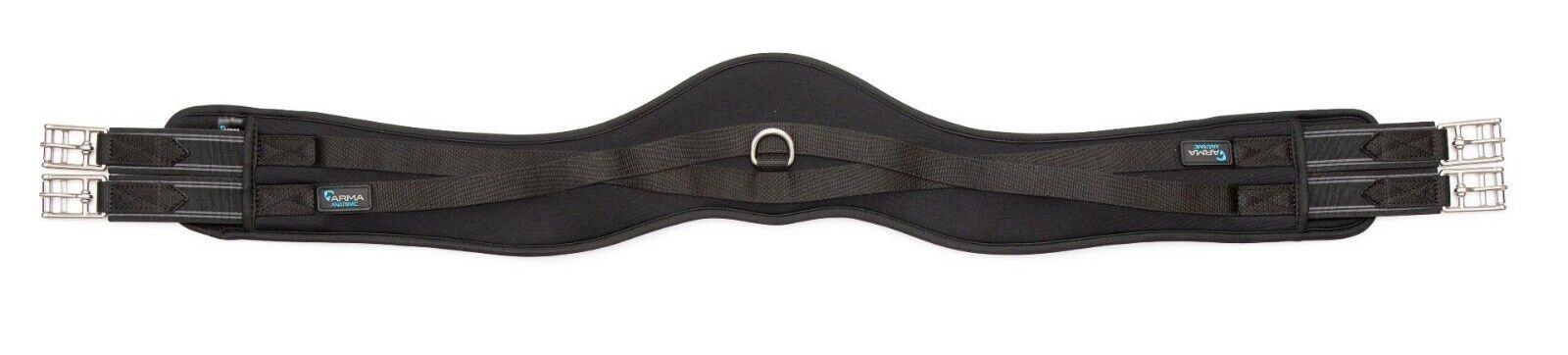 Picture of Shires Arma Memory Foam Anatomical Girth with Elastic | Black or Brown 38" - 60"