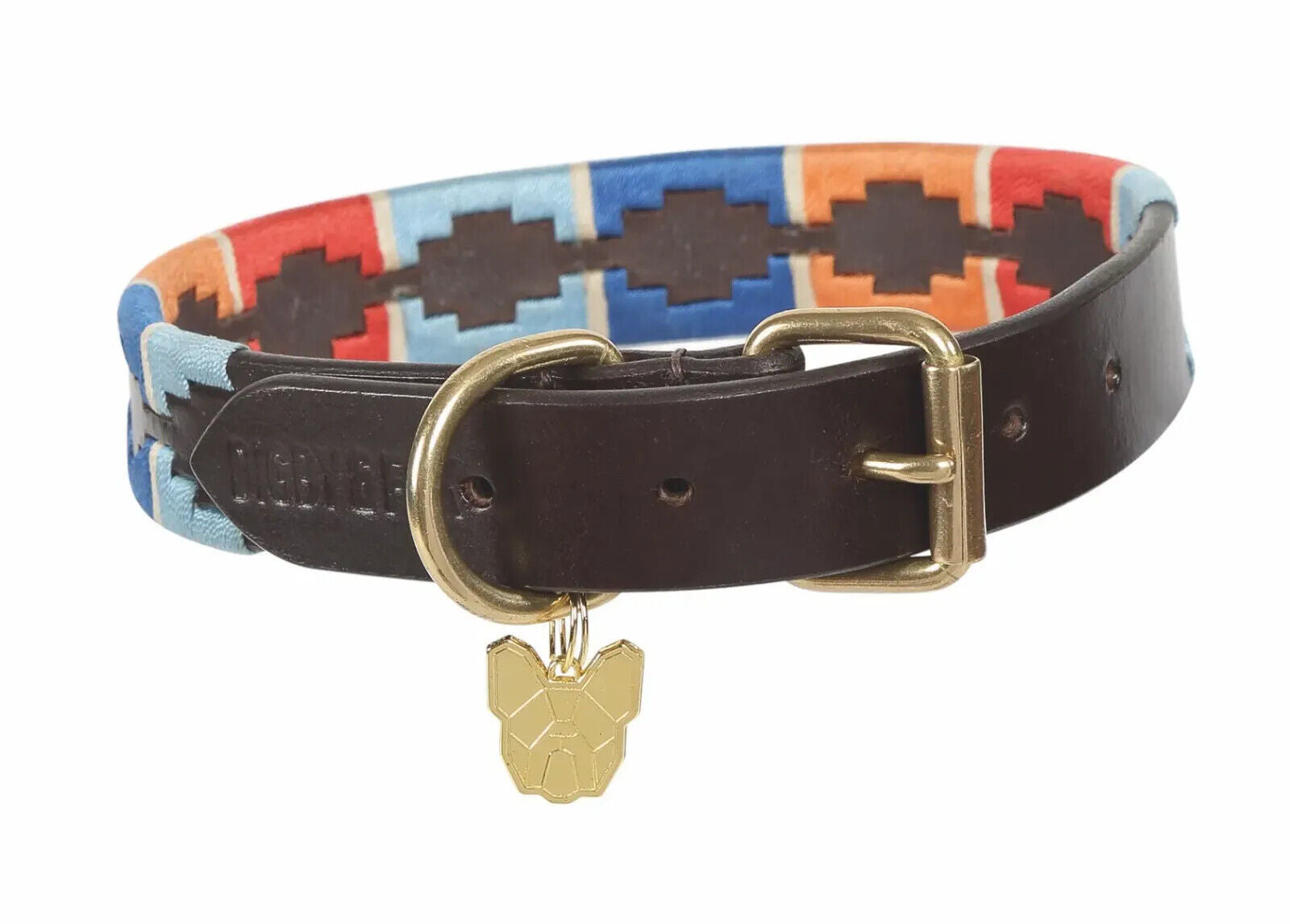 Picture of Shires Digby & Fox Drover Polo Leather Dog Collar | 8 Sizes | 4 Colours