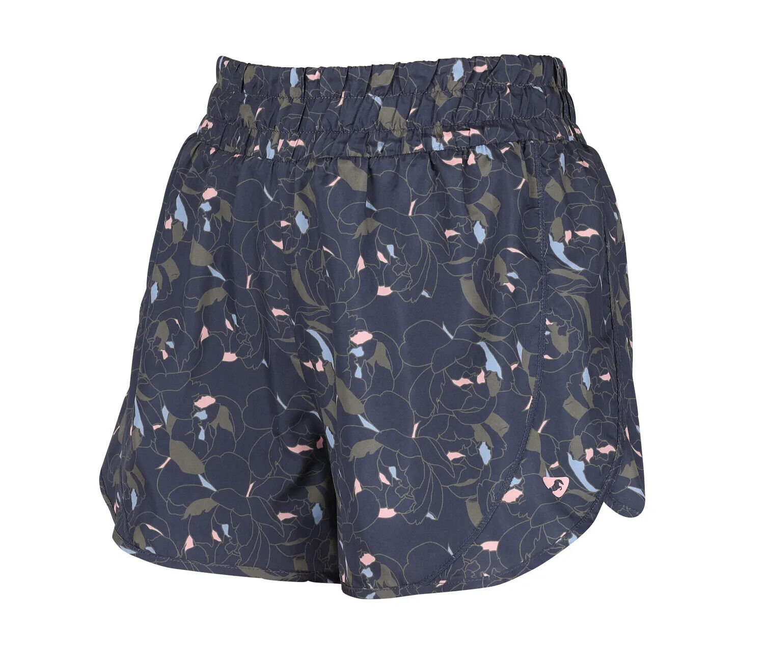 Picture of Shires Aubrion Ladies Activate Shorts | Womens | Peony Print, Navy, | XXS-XXXL