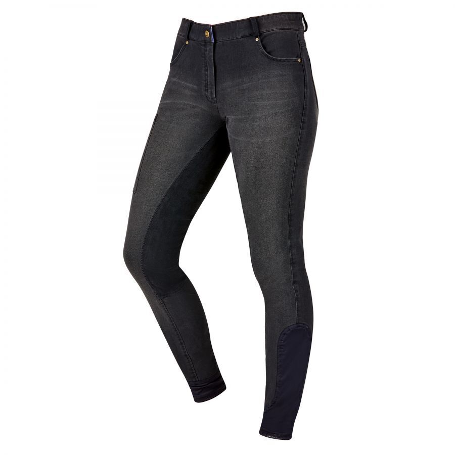 Picture of DUBLIN BREECHES SHONA FULL SUEDE SEAT DENIM, Womens, 2 Colours, 24"-38"