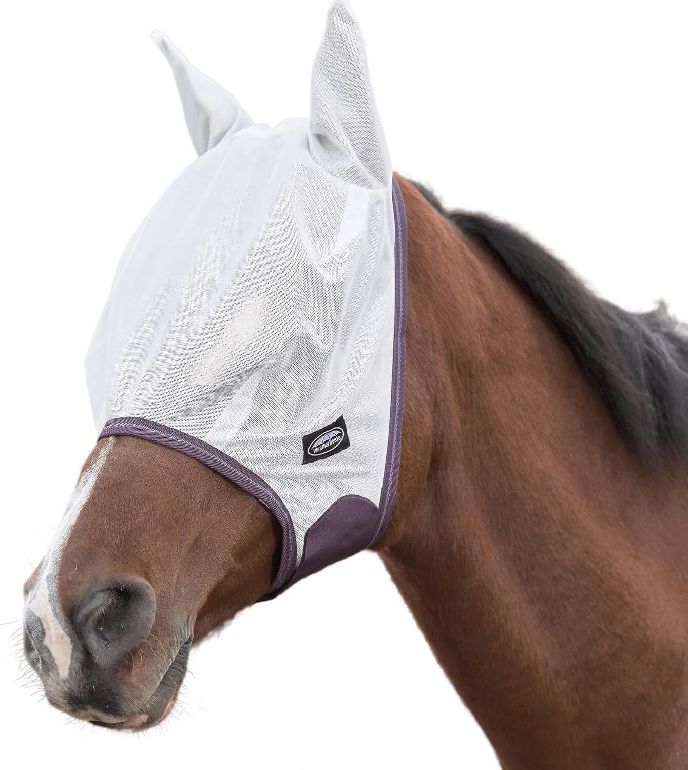 Picture of WeatherBeeta ComFiTec Essential Mesh Fly Mask, With Ears, UV Protect