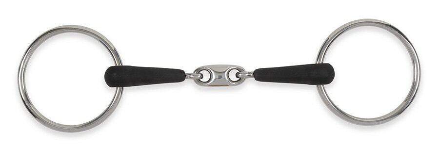 Picture of Shires Equikind+ Peanut Link Loose Ring Snaffle Bit | Horse Bit | 3 Sizes