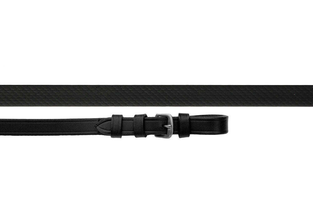 Picture of Rhinegold Biothane Non Slip Grip Reins |  Black or Havana | 54" x 1/2"