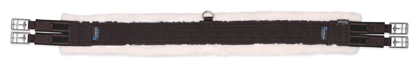 Picture of Shires Arma Fleece Lined Girth with Elastic | Black or Brown | 30" - 60"