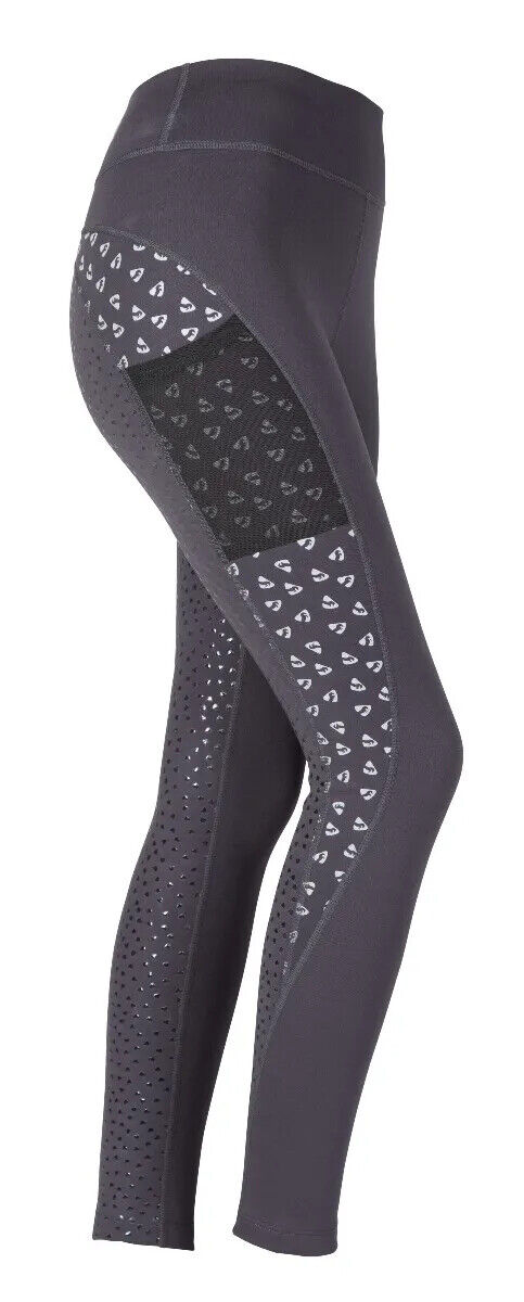 Picture of Shires Aubrion Coombe Ladies Riding Tights | Reflective| Womens