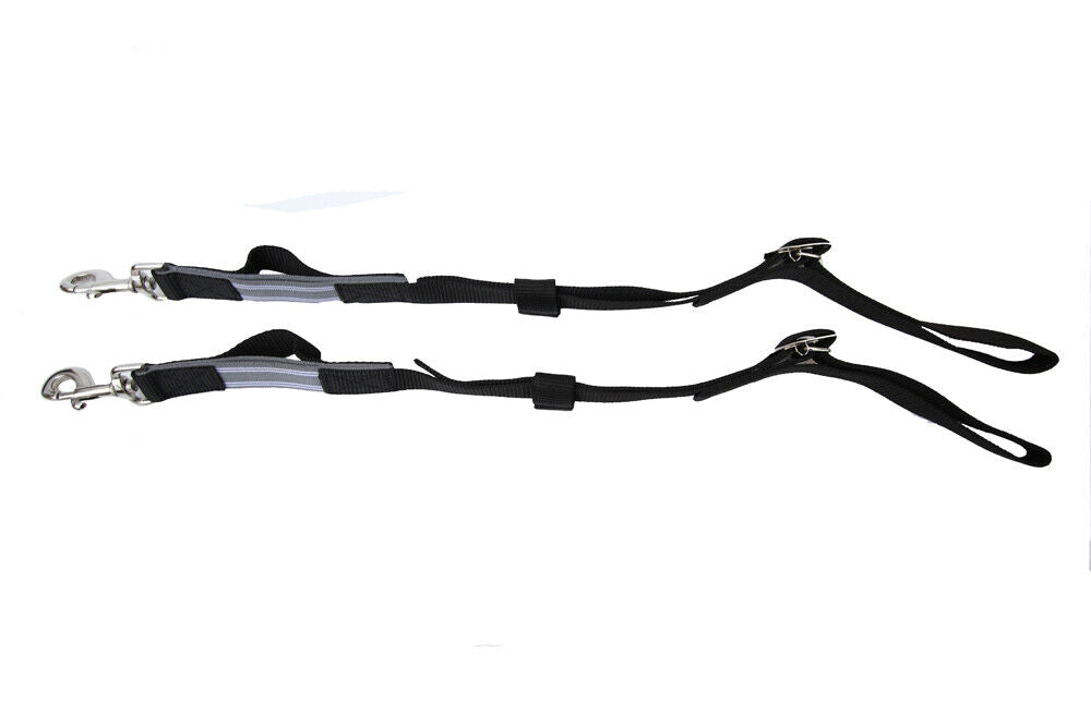 Picture of Side Reins Windsor Elasticated Pony Size | Training Aid | Lunging Aid | Black |