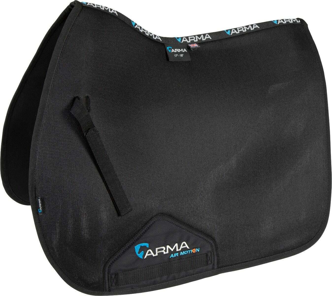 Picture of Shires Air Motion Saddlecloth | Black | 15" - 16.5" or 17"-18".