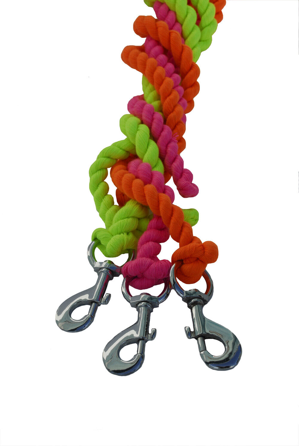 Picture of Rhinegold Neon Lead Rope | 3 Colour Options | Chrome Colour Trigger Clip