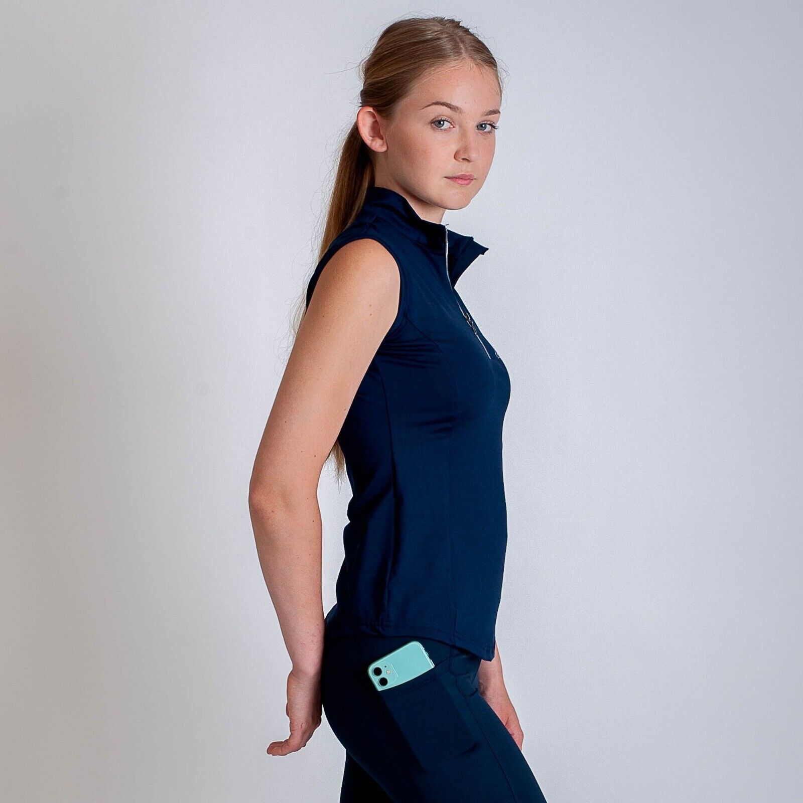 Picture of Base Layer,  Gallop Ladies Sleeveless Zipped Neck Base-Layer, 6 Colours