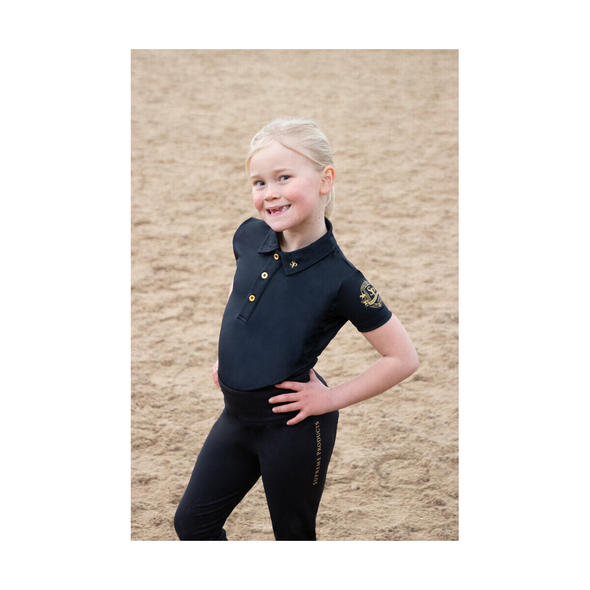 Picture of Polo Shirt, Childs Supreme Products Active Show Rider, 4-Way Stretch Material
