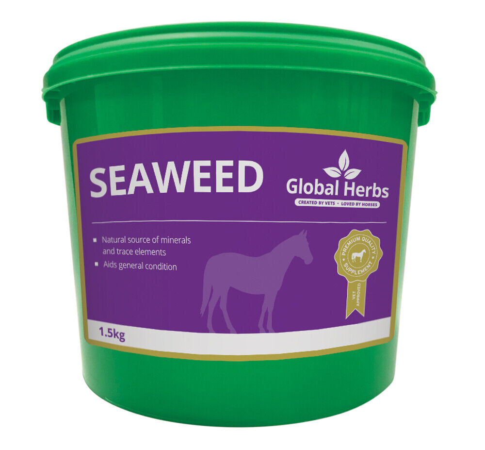 Picture of Global Herbs Seaweed 1.5kg Tub, Horse Feed Supplement, Good Source of Minerals