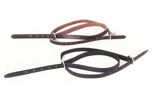 Picture of Windsor Leather Riding Spur Straps, Pair, | Black or Havana