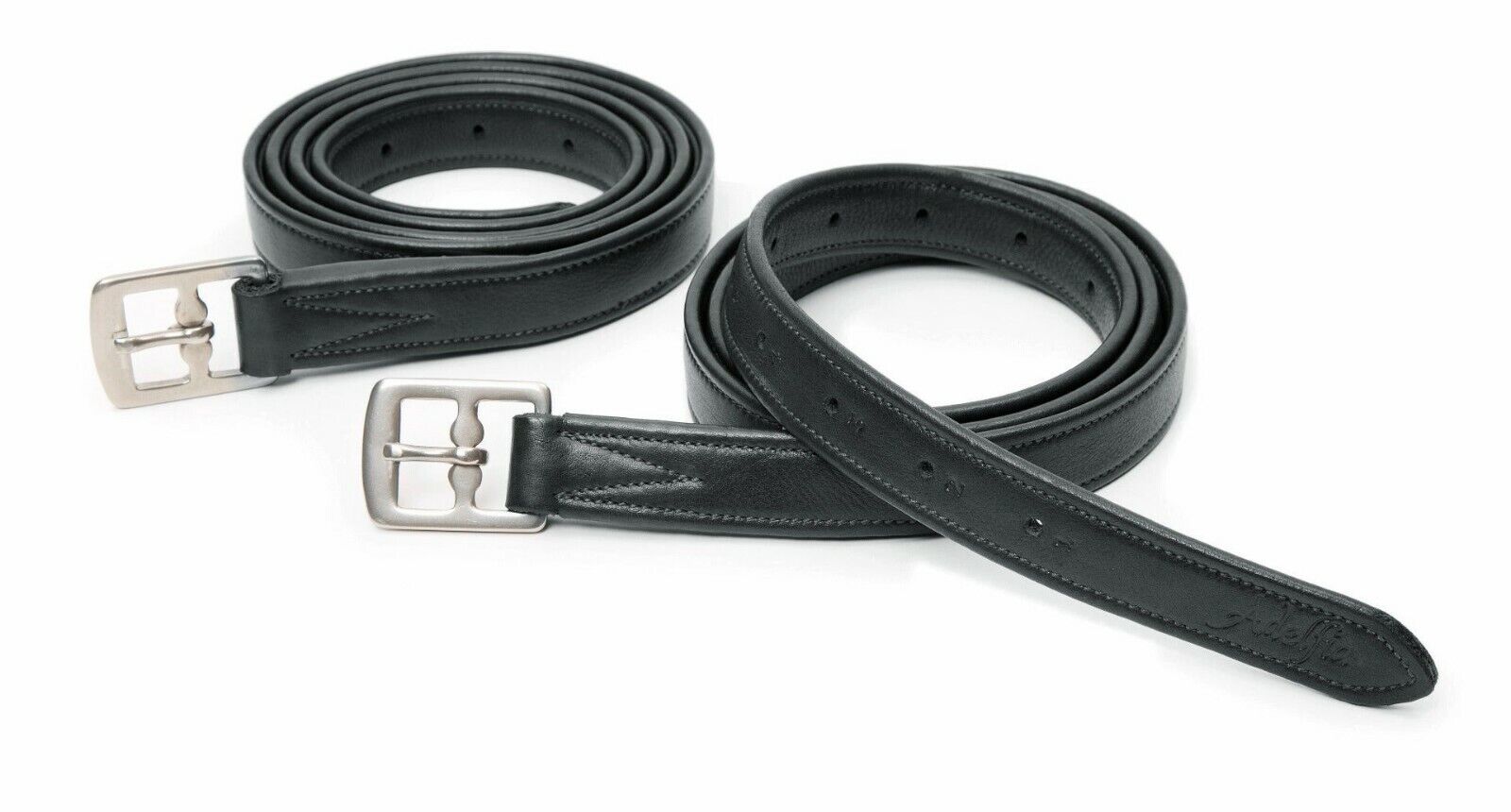Picture of Shires Velociti Gara Non-Stretch Stirrup Leathers |5 Sizes |3 Colours|Nylon Core