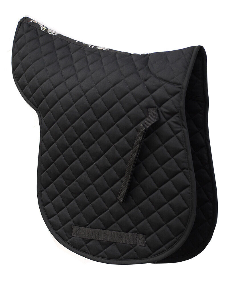 Picture of Rhinegold Cotton Quilted GP Saddle Numnah, in 11 colours, 3 Sizes