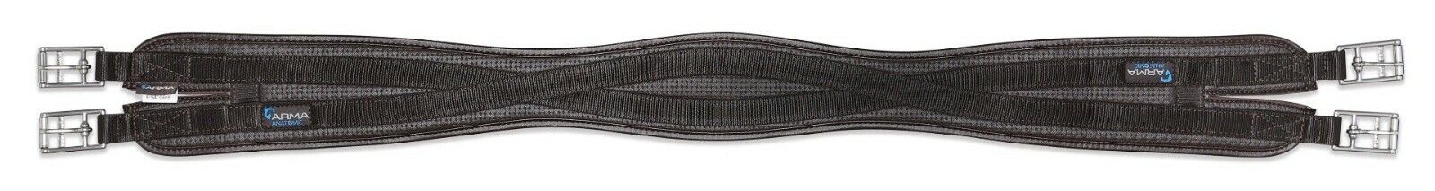 Picture of Shires Arma Anti-Chafe Contour Girth | Horse Girth | Black or Brown | 30" - 60"