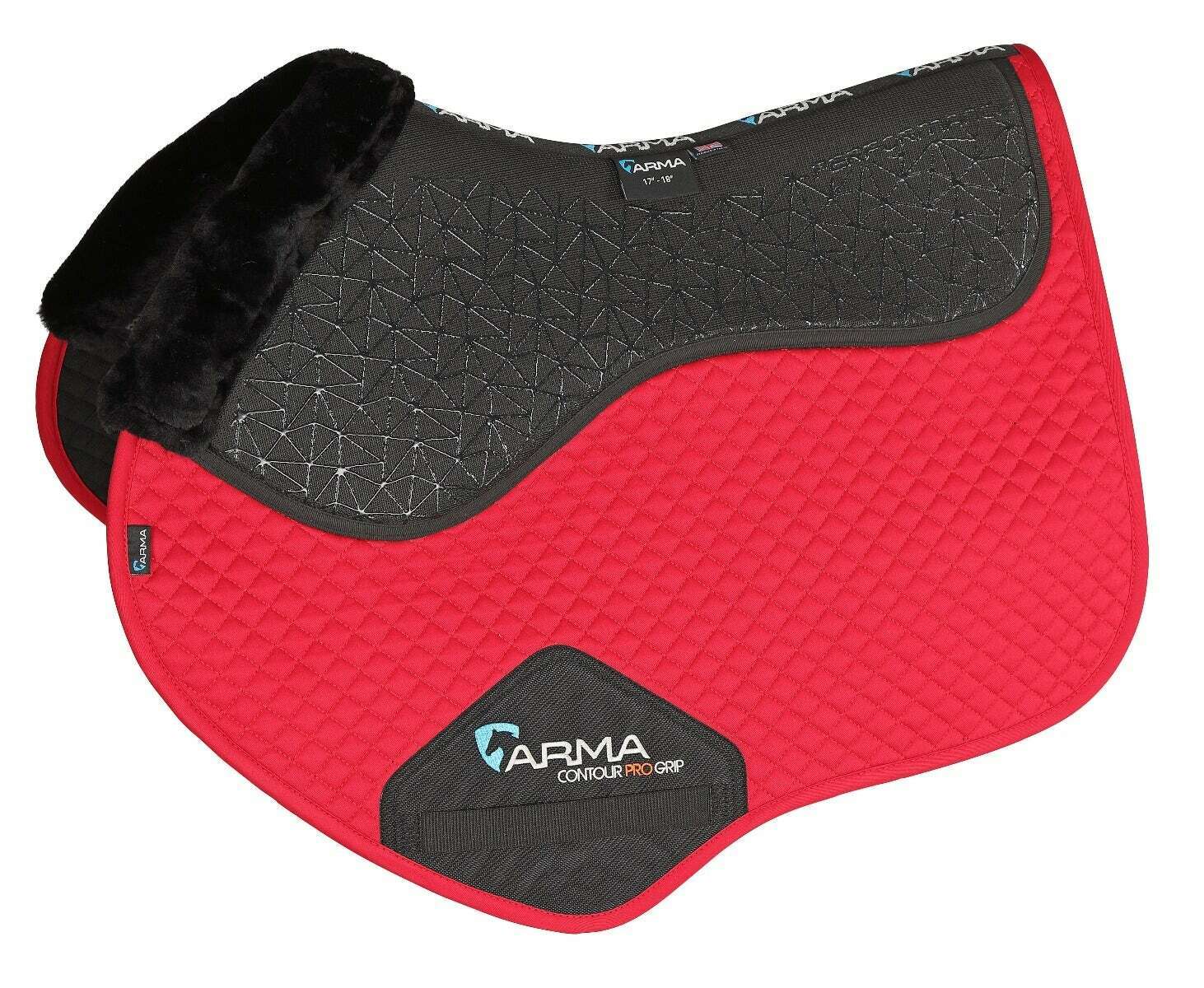Picture of Shires Arma Fusion Jump Saddlecloth | Silicon Grip | 17"/18" Size | 5 Colours
