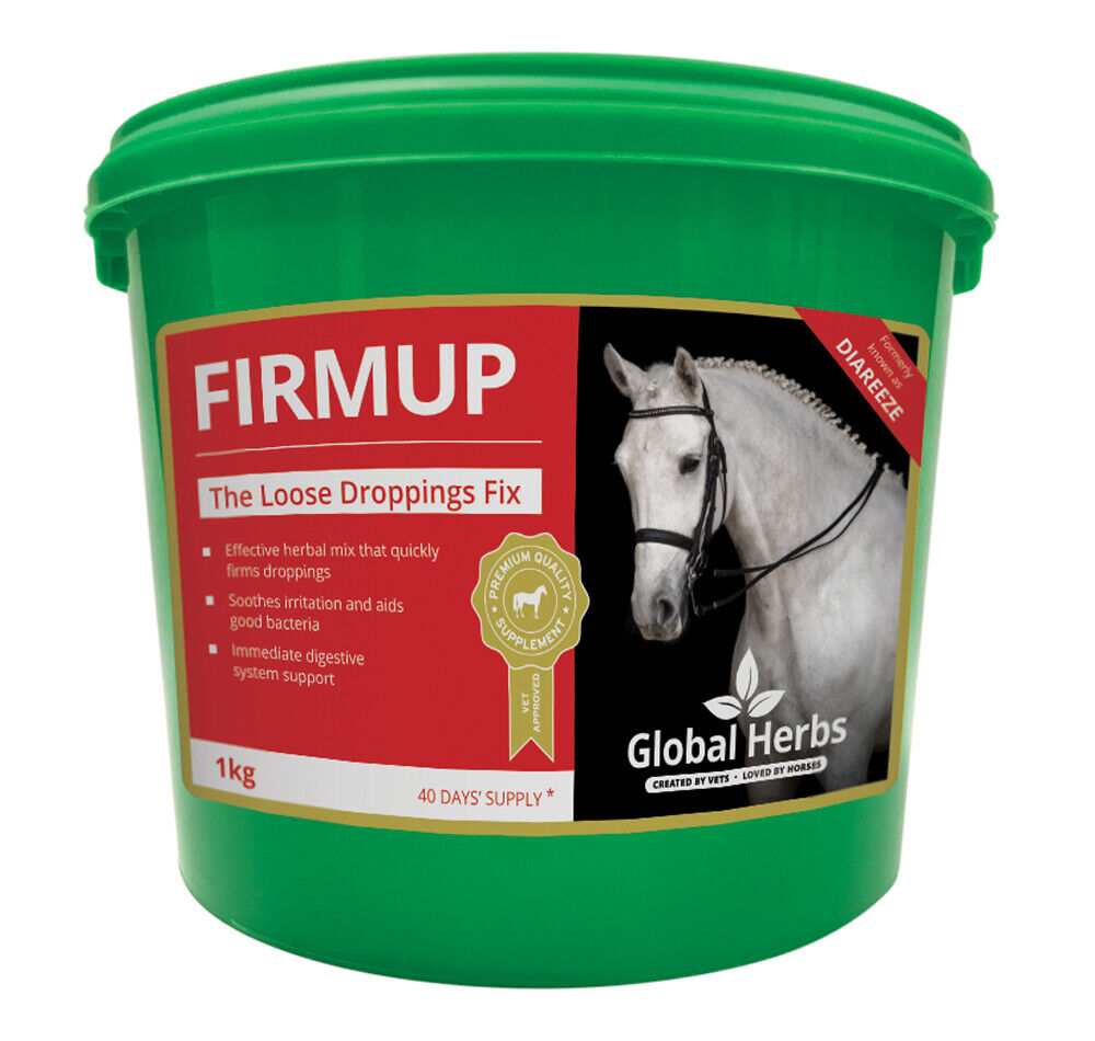 Picture of Global Herbs Firm Up, 1kg Tub,  for  Horses & Ponies