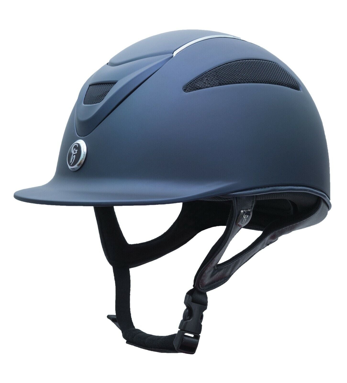 Picture of Gatehouse Conquest MKII Horse Riding Hat | Kitemark PAS015 VG1 | Black Navy Matt
