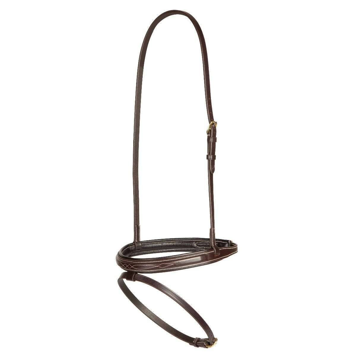 Picture of Shires Salisbury Bodenham Leather Flash Noseband |  2 Colours