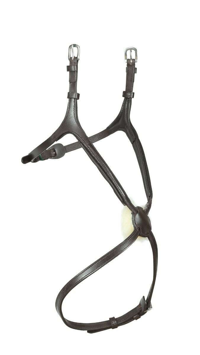 Picture of Shires Velociti Rapida Leather Grackle Noseband | 2 Colours | 4 Sizes