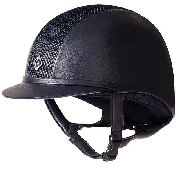 Picture of Charles Owen AYR8+ Horse Riding Hat | VG1, PAS015, Kitemark | Leather Look