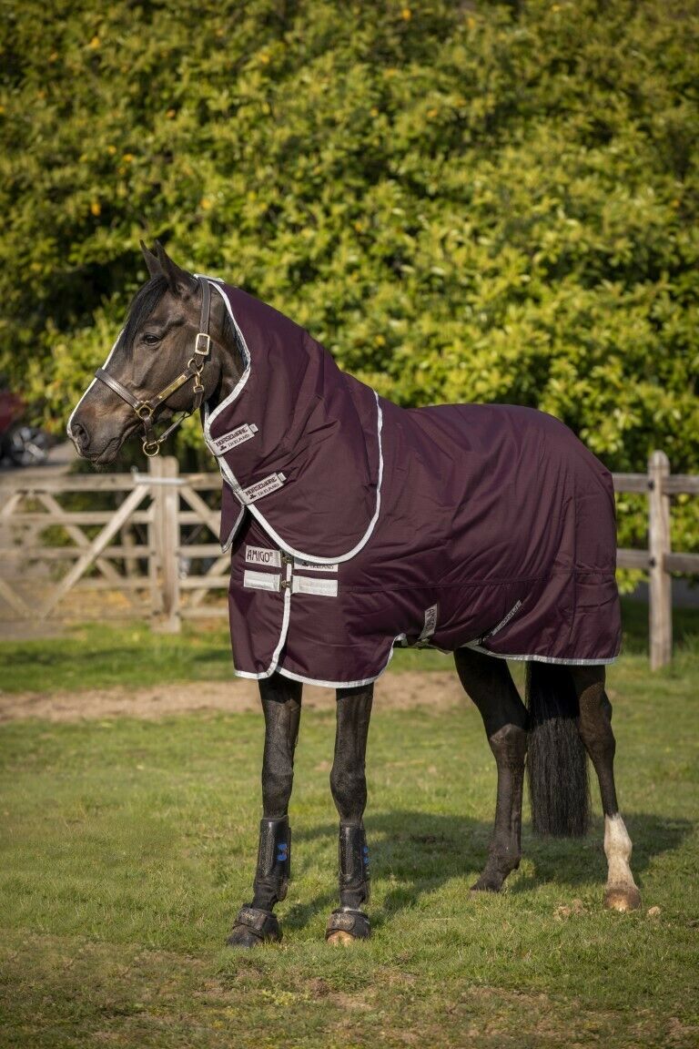 Picture of Horseware Amigo Hero Plus 200g Horse Turnout Rug With Detachable Neck 600d