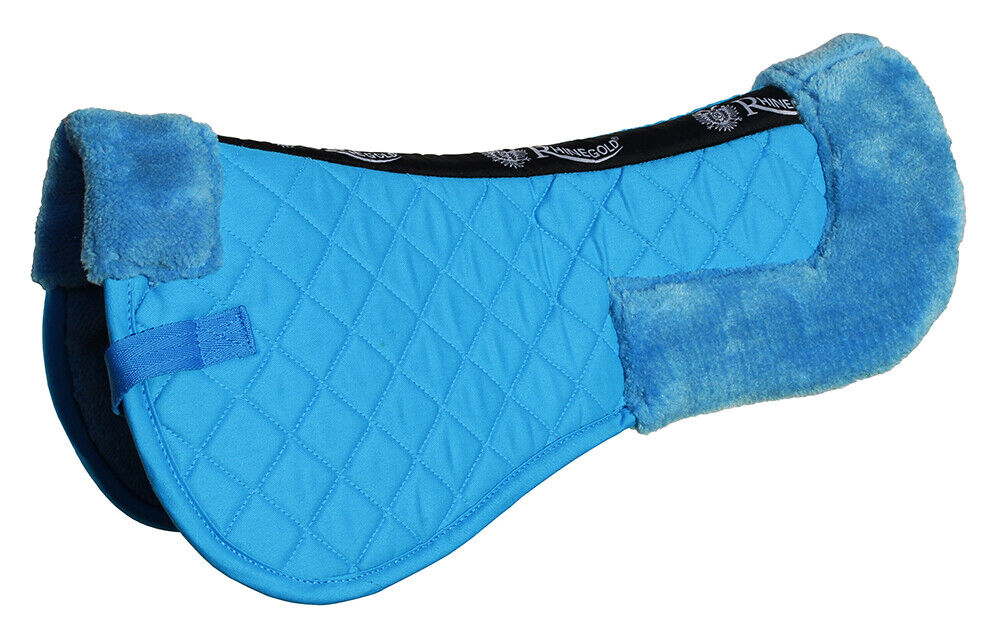 Picture of Rhinegold Comfort Half Saddle Pad Cotton Half Pad |  3 Sizes | 7 Colours