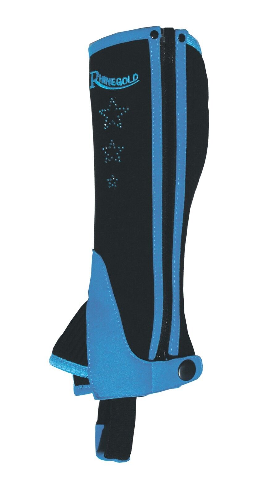 Picture of Rhinegold Childrens Synthetic Half Chaps | Pink, Blue | 3 Sizes