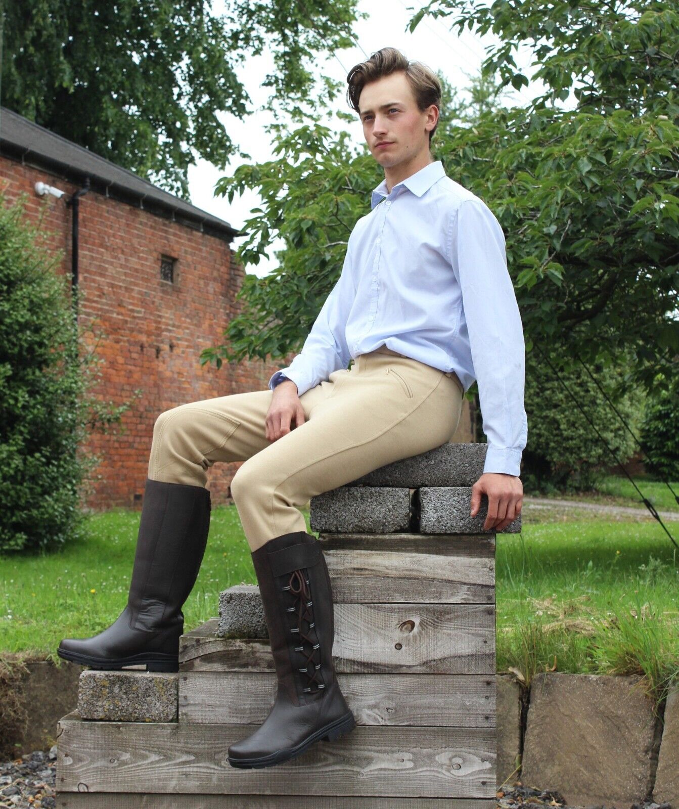 Picture of Mens Classic Plain Jodhpurs, Gallop Mens Jodhpurs, 4 Colours, 32"-40"