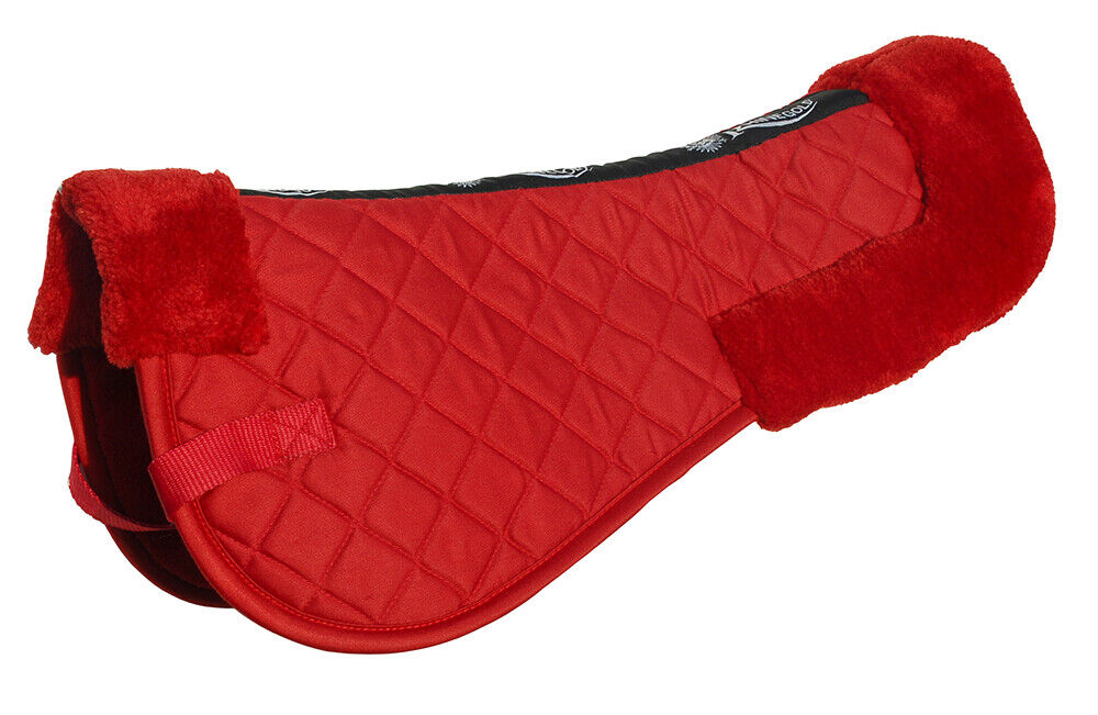 Picture of Rhinegold Comfort Half Saddle Pad Cotton Half Pad |  3 Sizes | 7 Colours