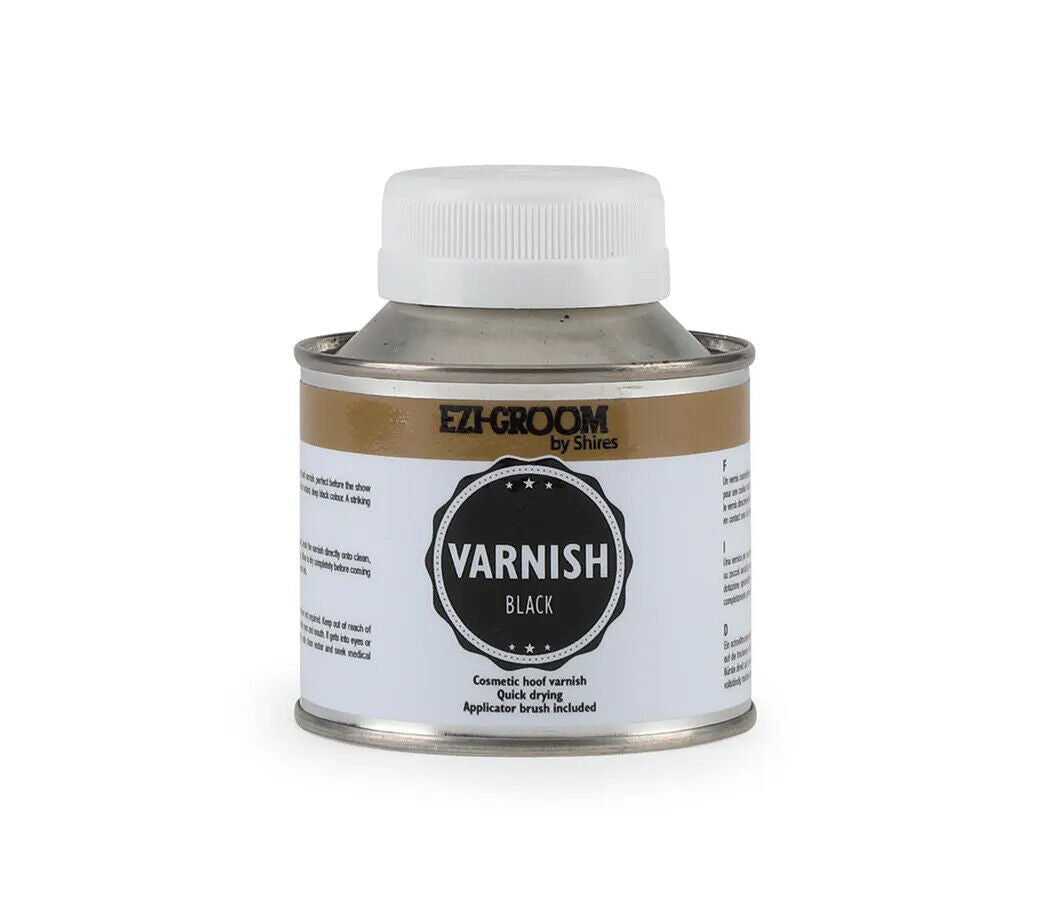 Picture of Shires EZI-GROOM Hoof Varnish | Black or Clear | 250ml