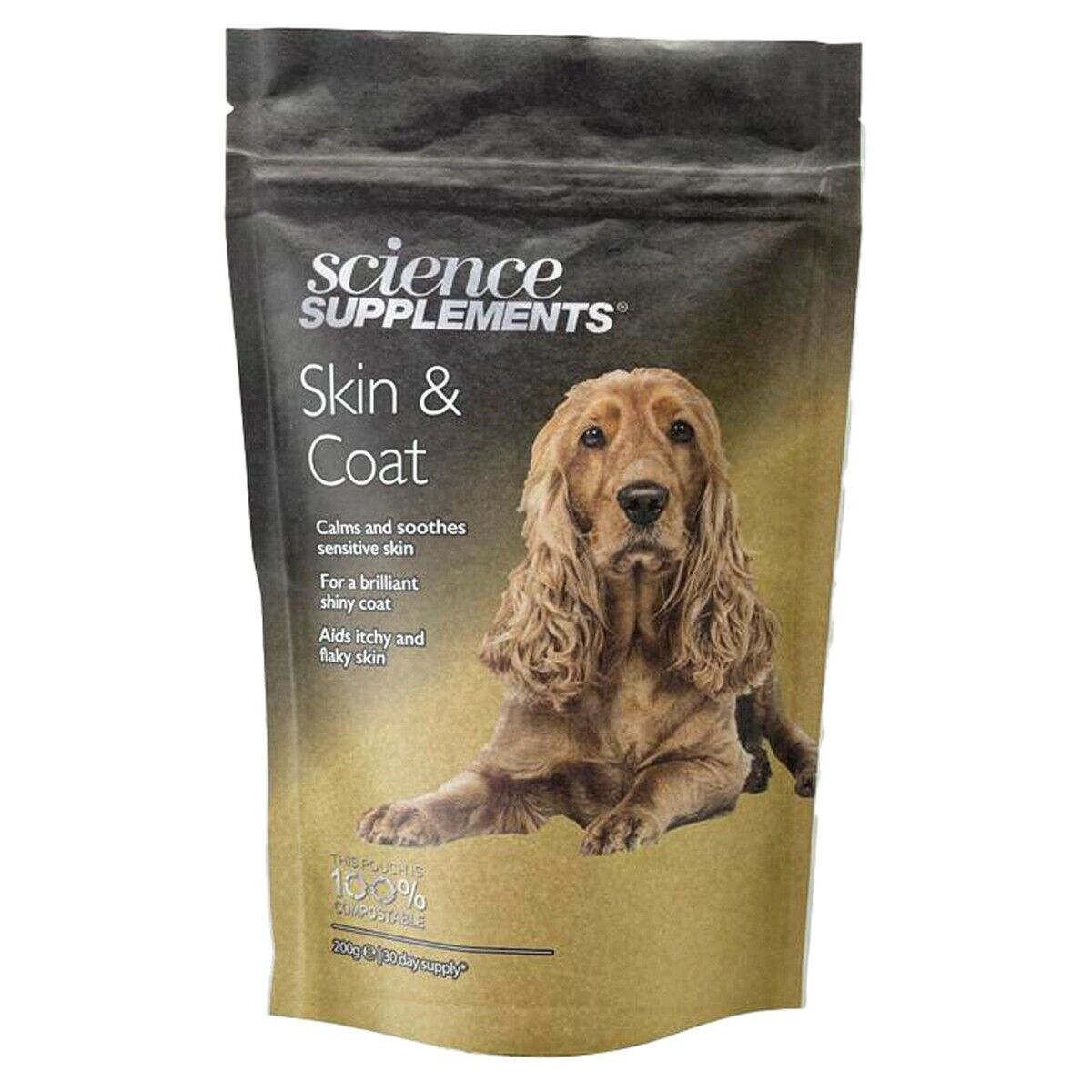 Picture of Science Supplements Skin & Coat K9 Supplement, For Dogs Itchy or Sensitive Skin