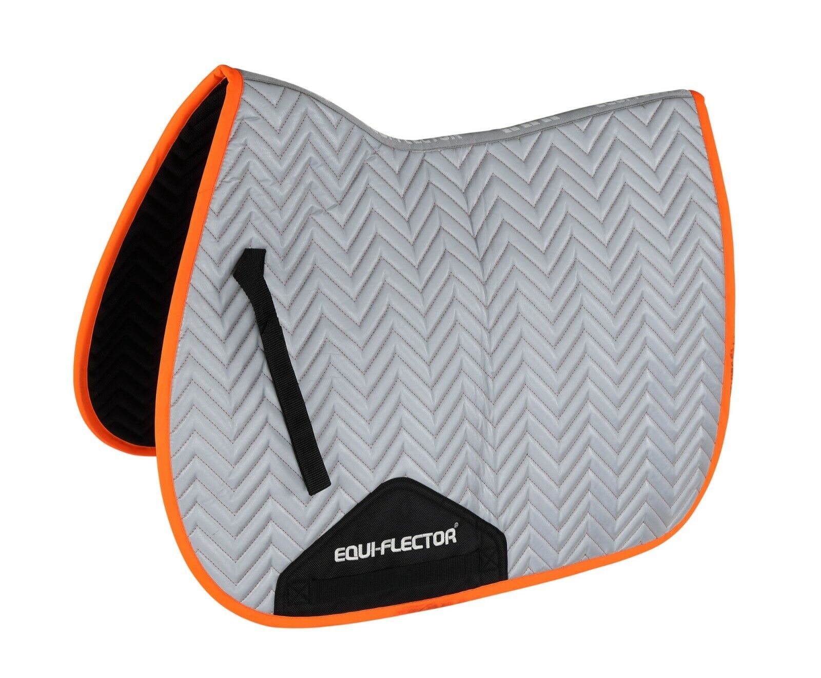 Picture of Shires Equi-Flector Horse/Pony Saddlepad Reflective Fabric |Yellow, Pink, Orange