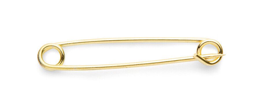 Picture of Shires Plain Gold Plated Stock Pin 905P | 2 Sizes