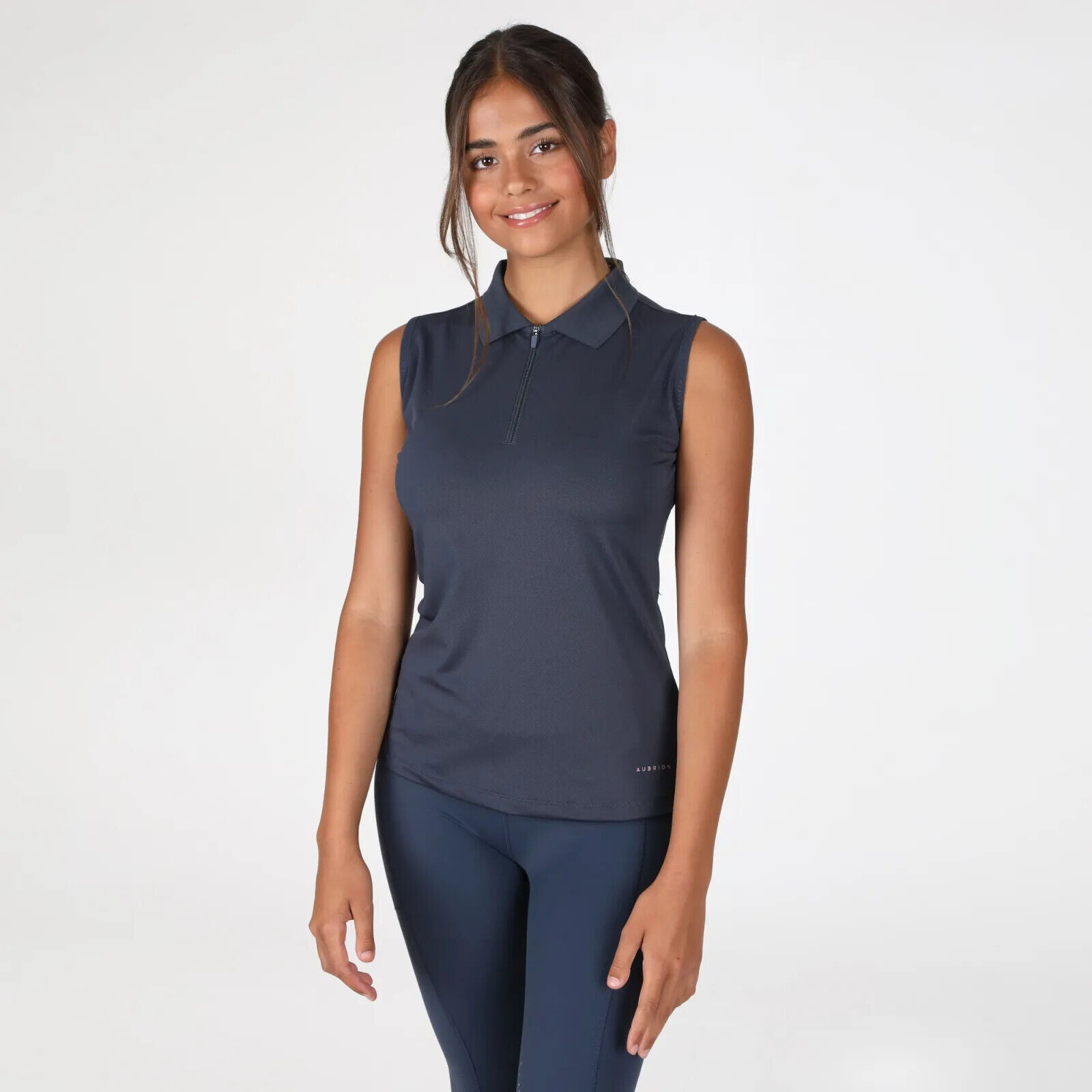 Picture of Shires Aubrion Ladies Poise Sleeveless Tech Polo |  3 Colours | XXS-XXXL