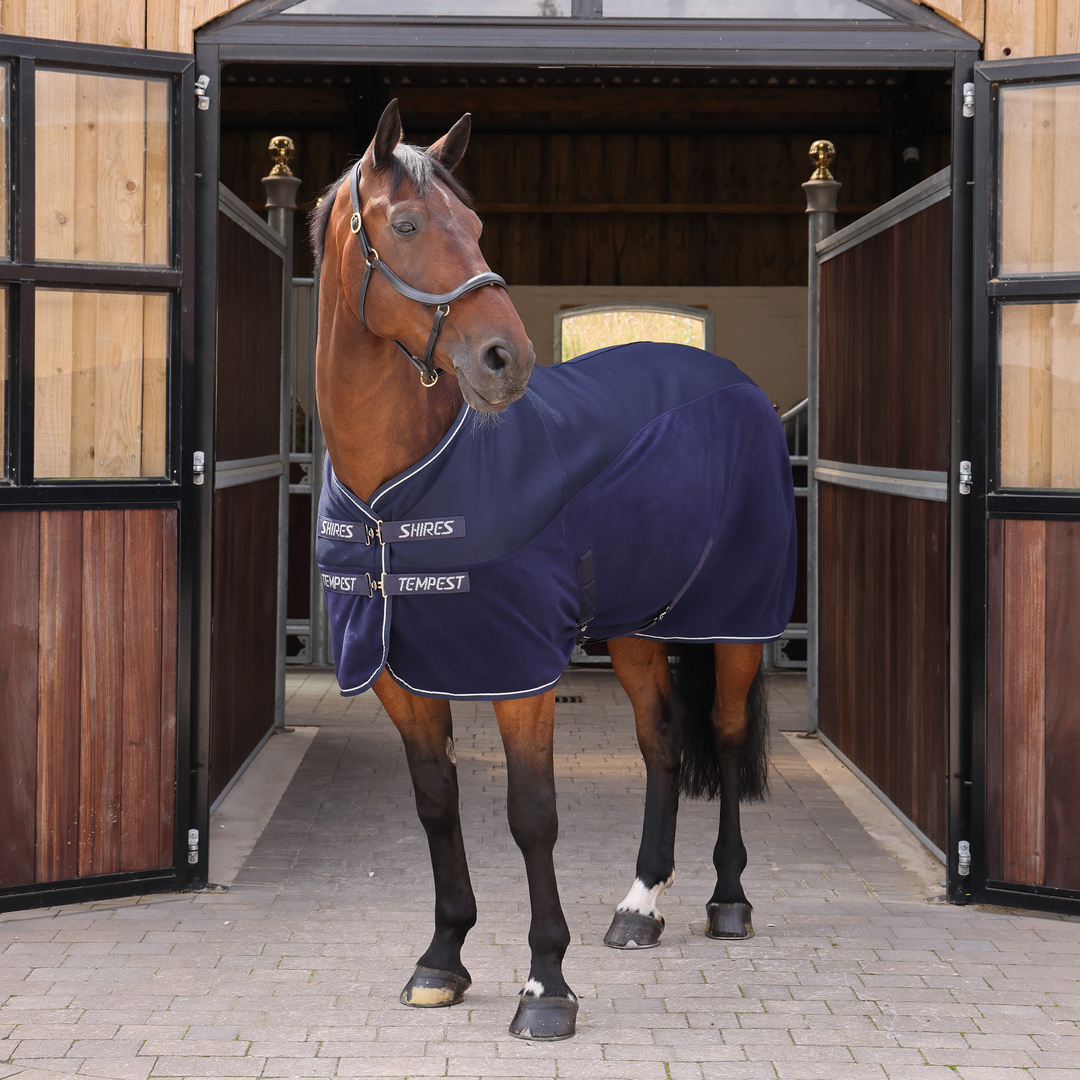 Picture of Shires Tempest Original All-Season Air Motion Cooler Rug,  Navy,  5'0" - 7'0"