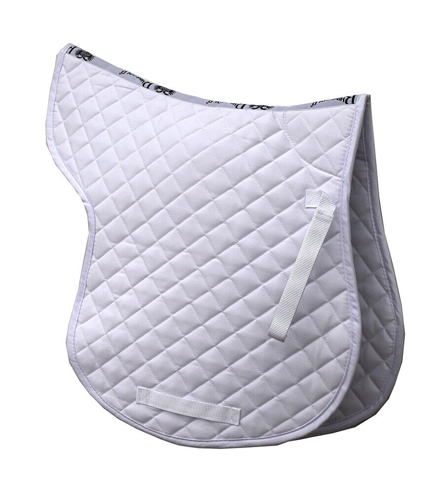 Picture of Rhinegold Cotton Quilted GP Saddle Numnah, in 11 colours, 3 Sizes
