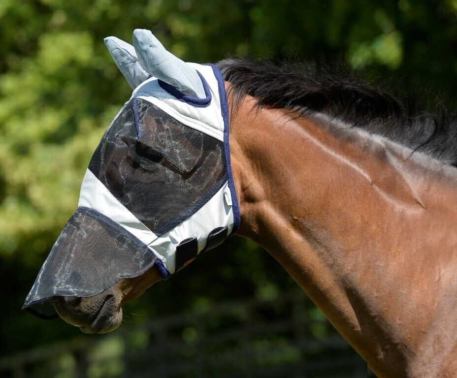 Picture of Masta Horse/Pony Fly Mask with Ears & Nose, Pony Size.