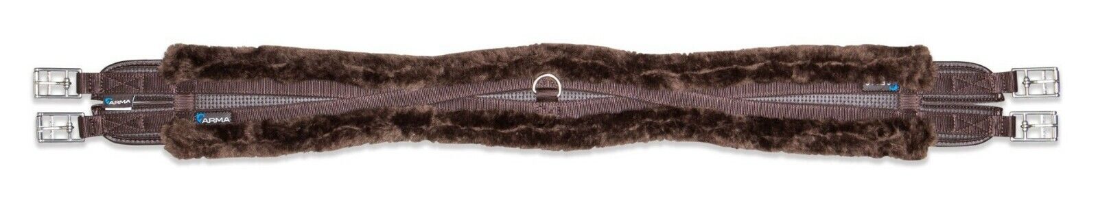 Picture of Shires Arma Supafleece Contour Girth | Horse Girth | Black or Brown | 38" - 60"