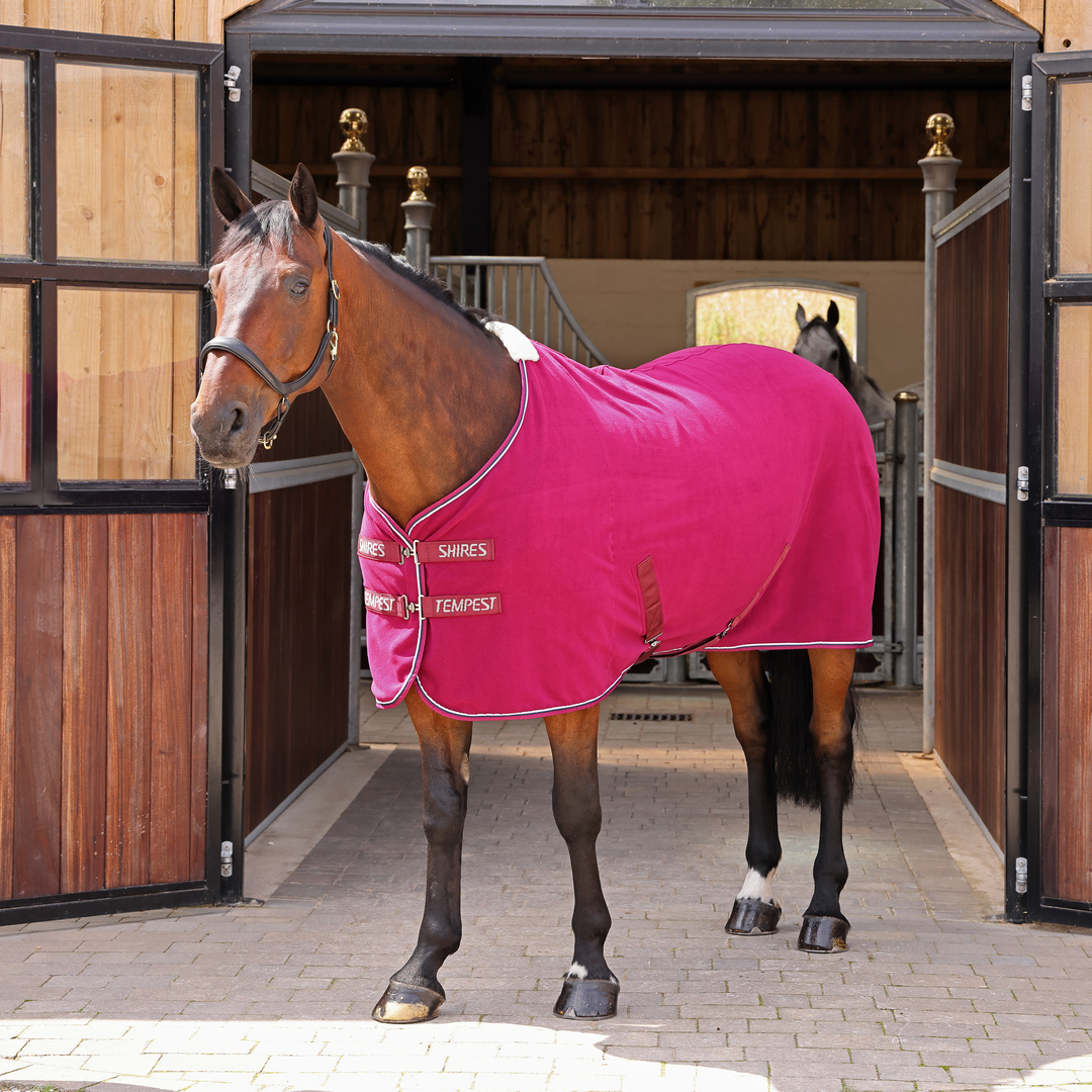 Picture of Shires Tempest Original Fleece Horse Pony Rug, 5 Colours, 4'6"- 7'0"