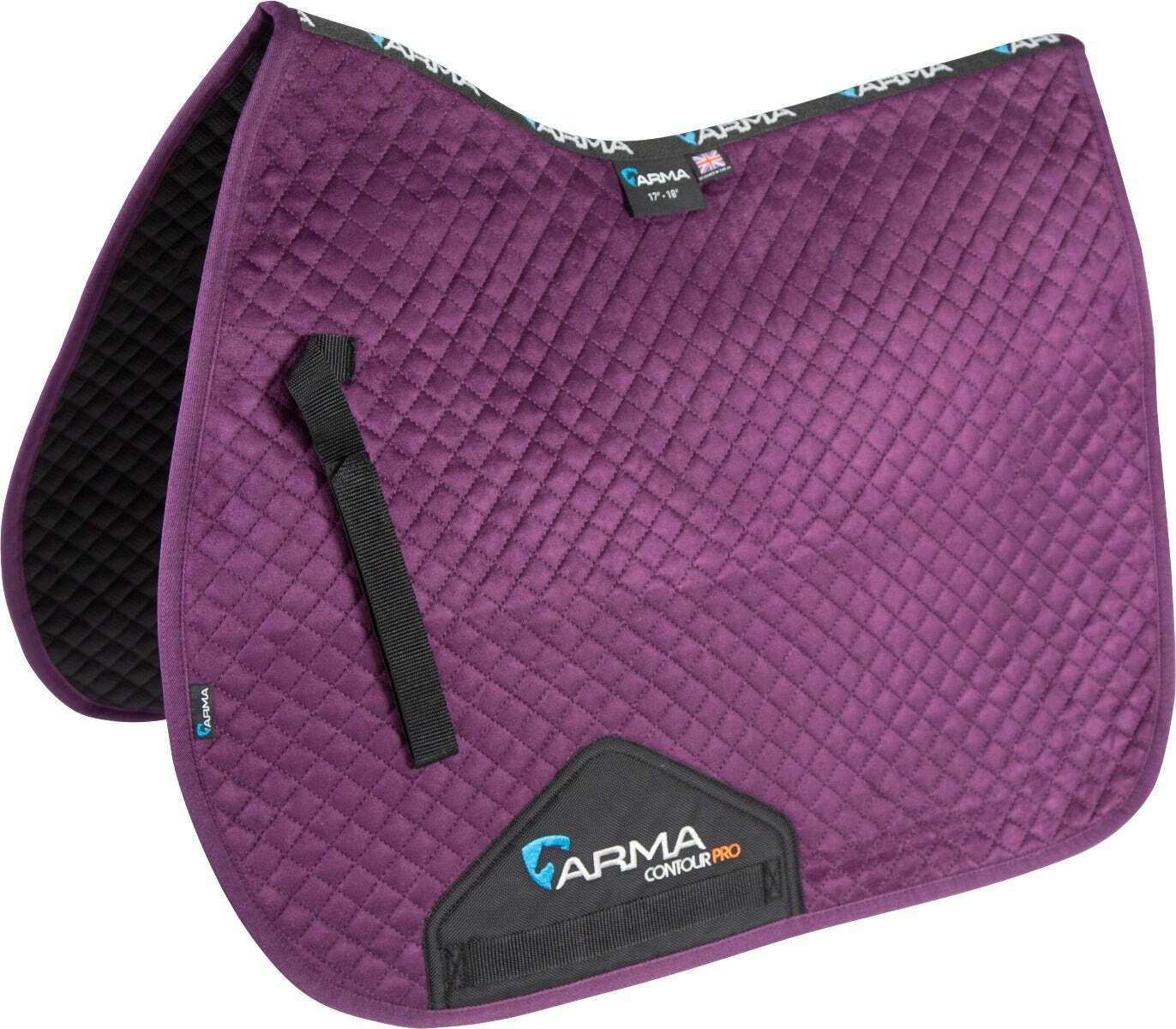 Picture of Shires Arma Suede Saddlecloth | 2 Sizes | 8 Colours | Ultra Dri Zone