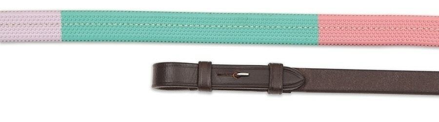 Picture of Shires Velociti Gara Rubber Grip Training Reins | 2 Colours | 2 Sizes