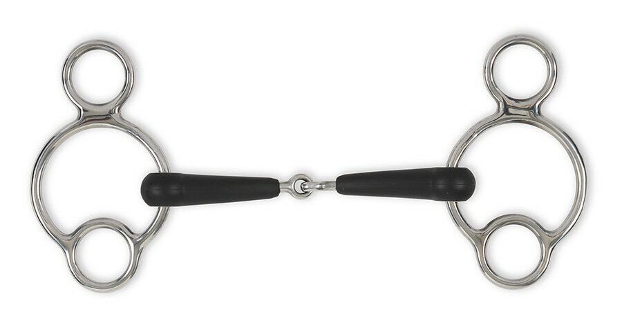 Picture of Shires Equikind+ Universal Jointed Mouth Gag Bit | Horse Bit | 3 Sizes
