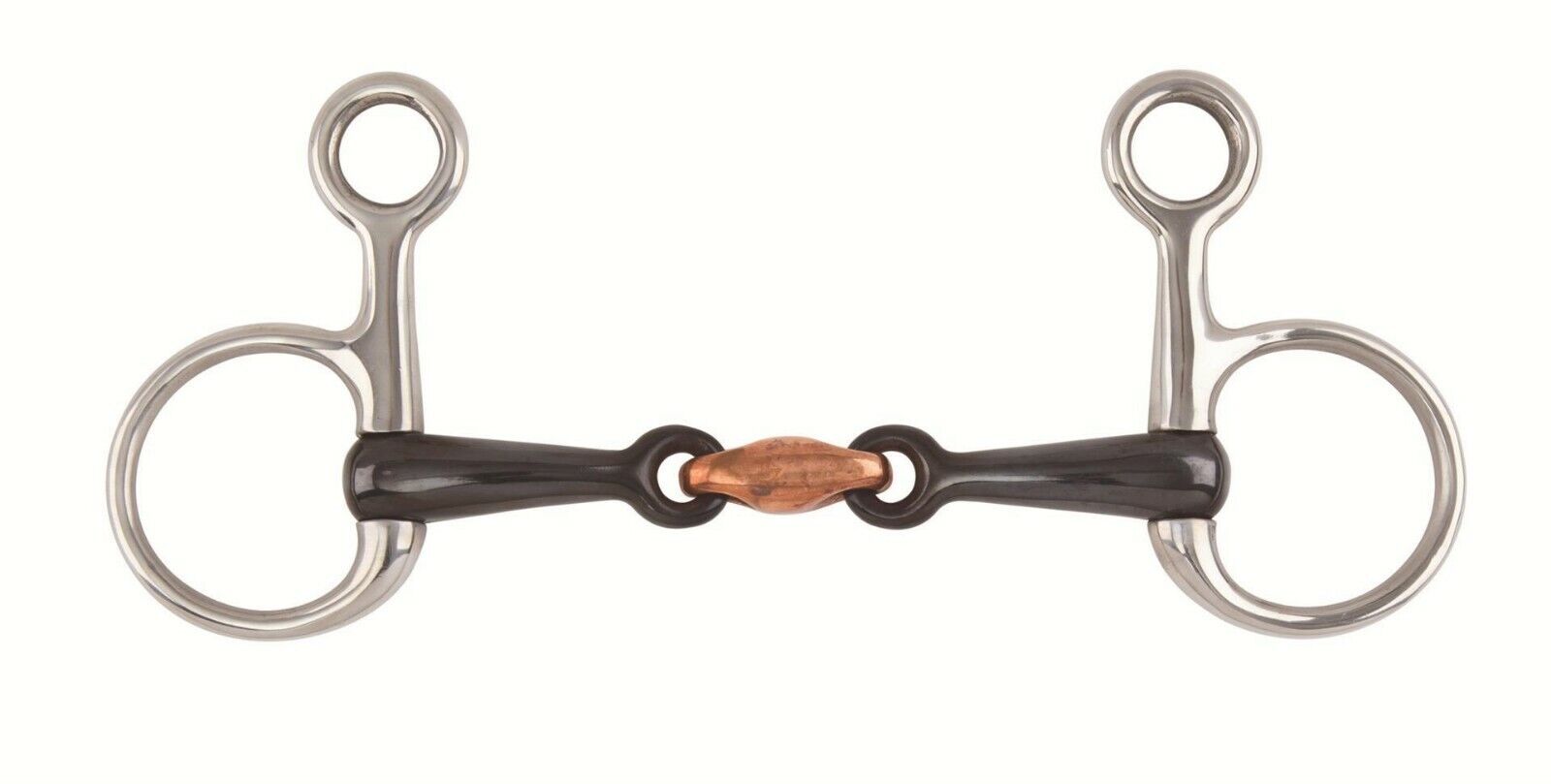 Picture of Shires Hanging Cheek Snaffle Bit | Horse Bit | Sweet Iron | 4 Sizes