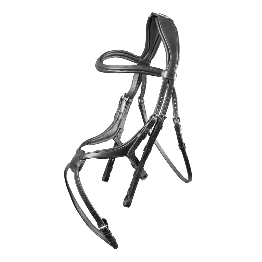Picture of Bridle, Shires Velociti Lusso Grackle Bridle, Black, Havana, 4 Sizes