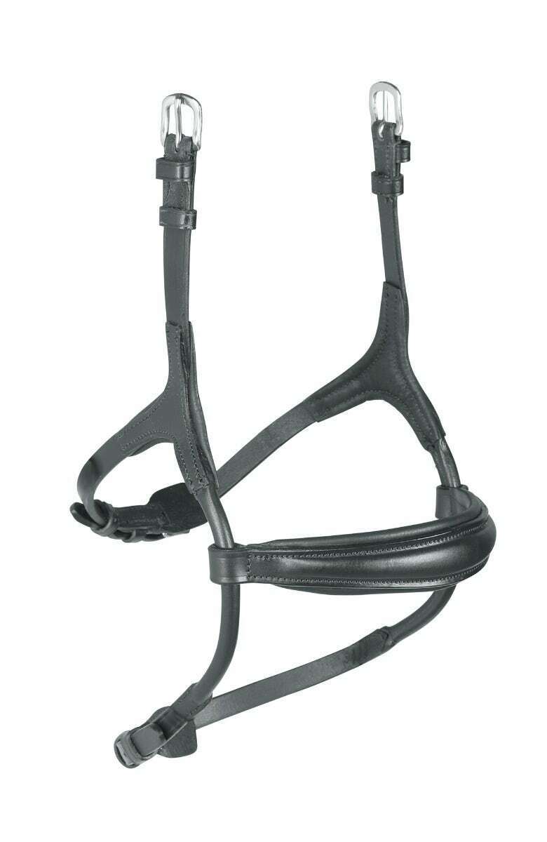 Picture of Shires Velociti Rapida Rolled Padded Cavesson Noseband | 2 Colours | 4 Sizes