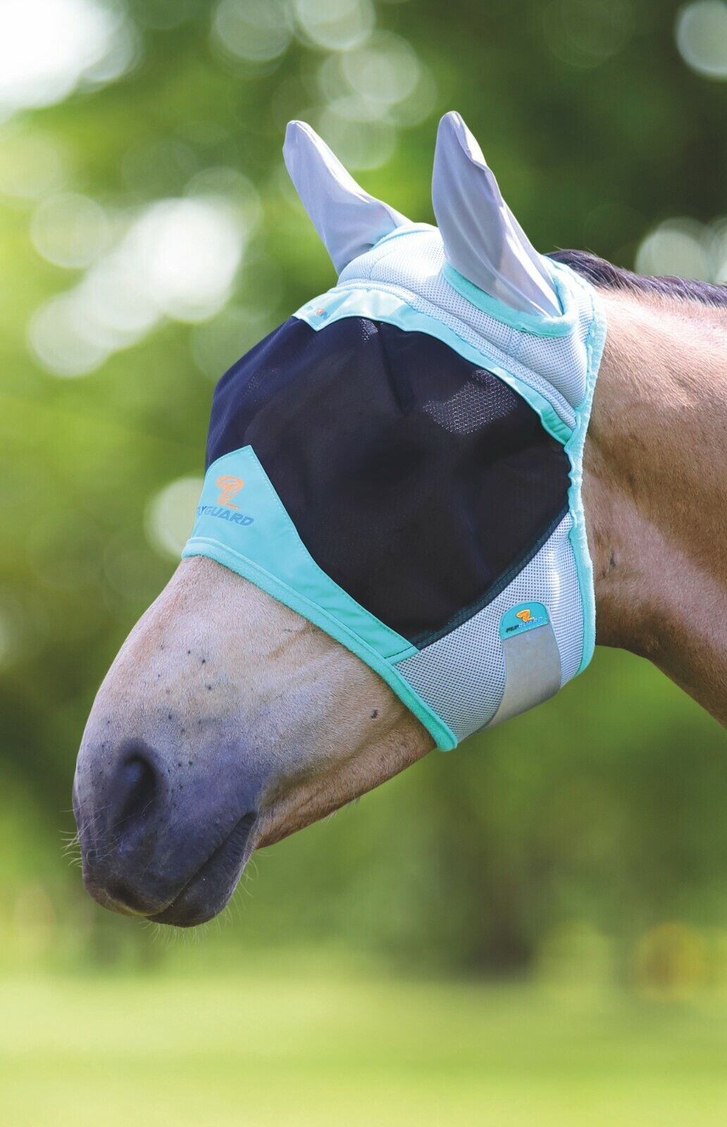 Picture of Shires Flyguard Air Motion Horse/Pony Fly Mask With Ears, UV Protection