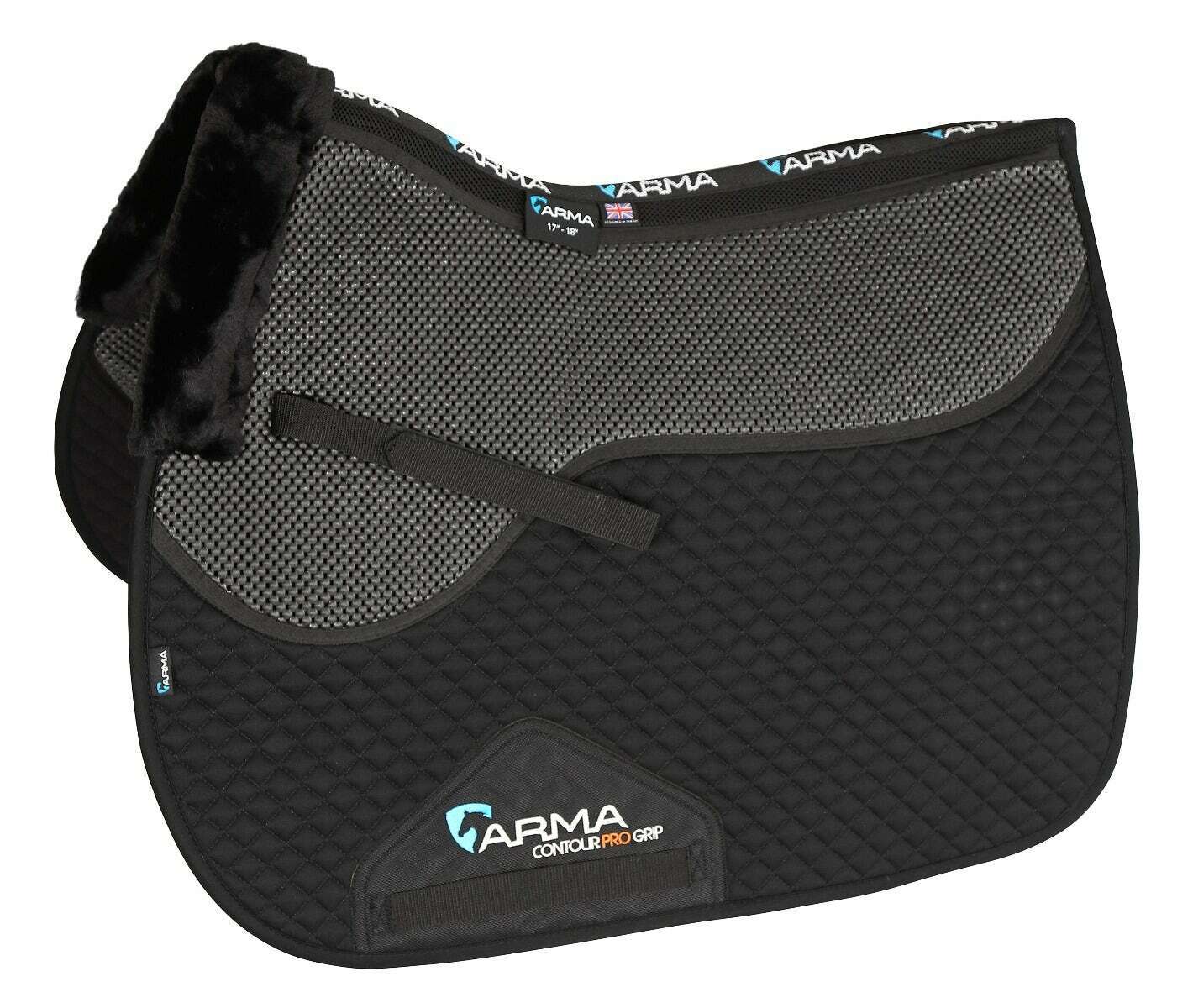Picture of Shires Arma Soft Grip Saddlecloth | Performance/Comfort | Black | 2 Sizes,