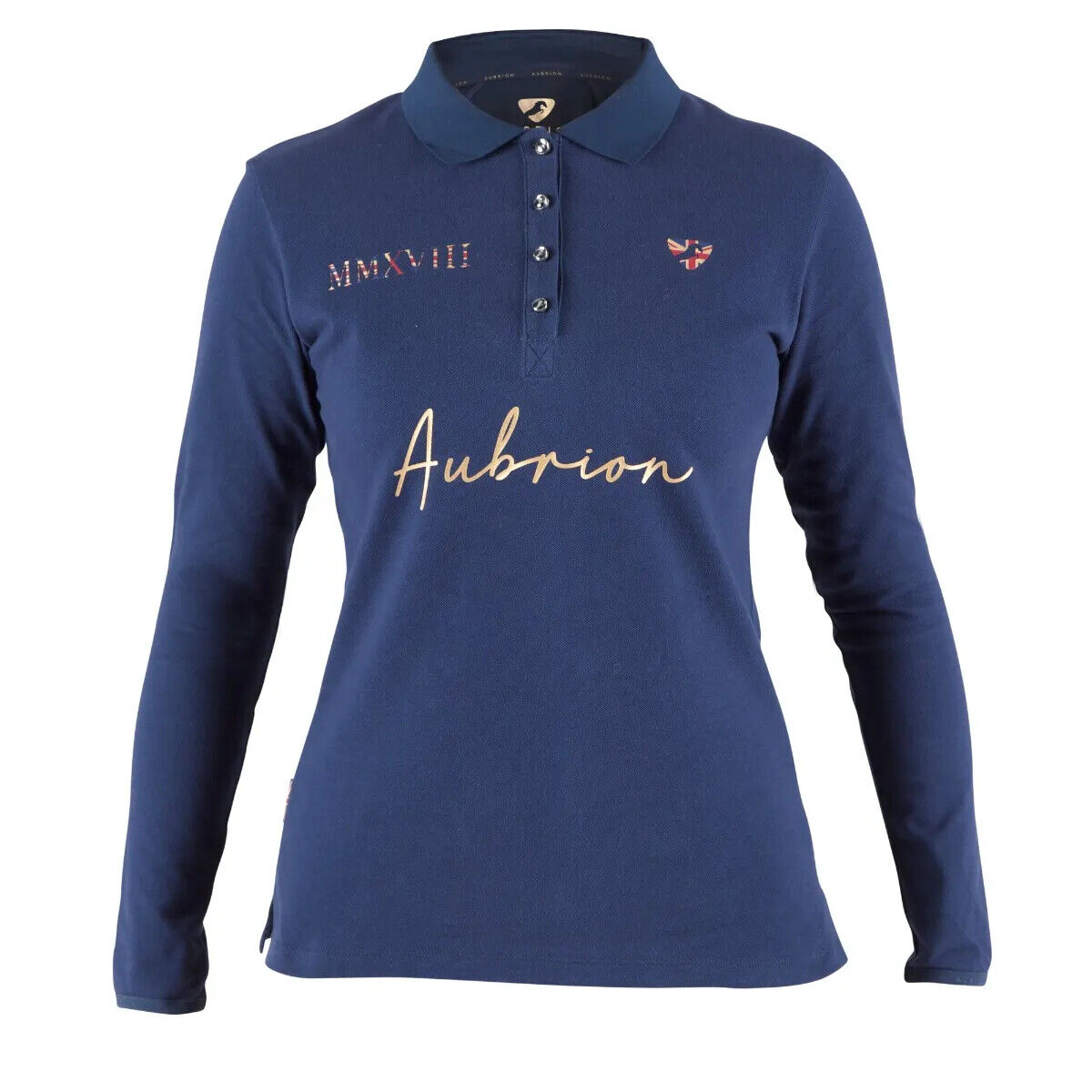 Picture of Shires Aubrion Ladies Team Long Sleeve Polo Shirt | Womens | 4 Colours | XXS-XXL
